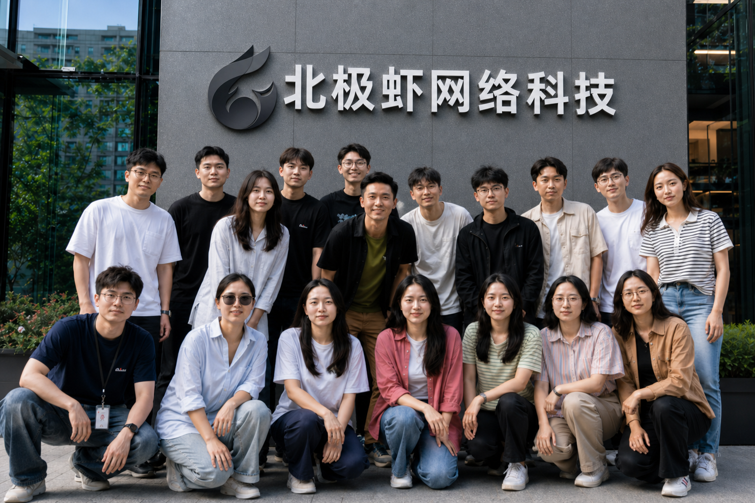 北极虾建站团队合照