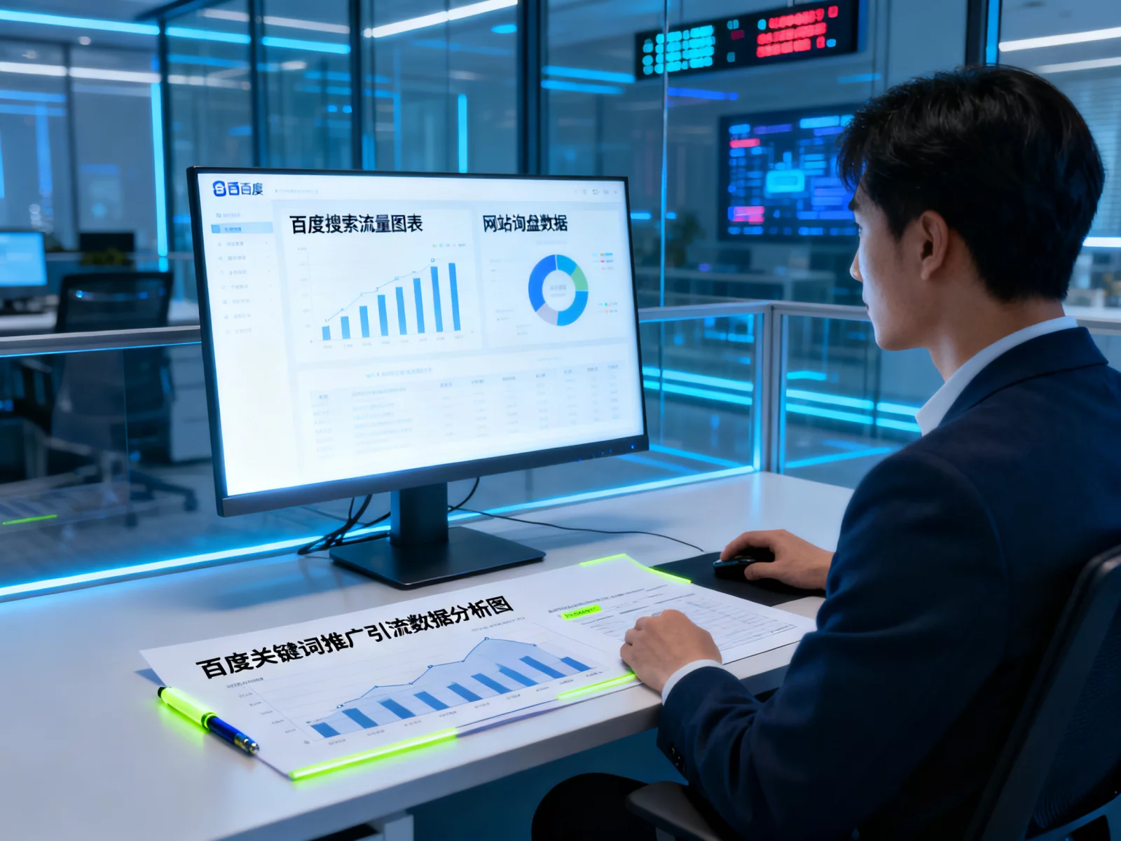 怎样做百度关键词推广引流，企业主选择可追溯的官网代运营
