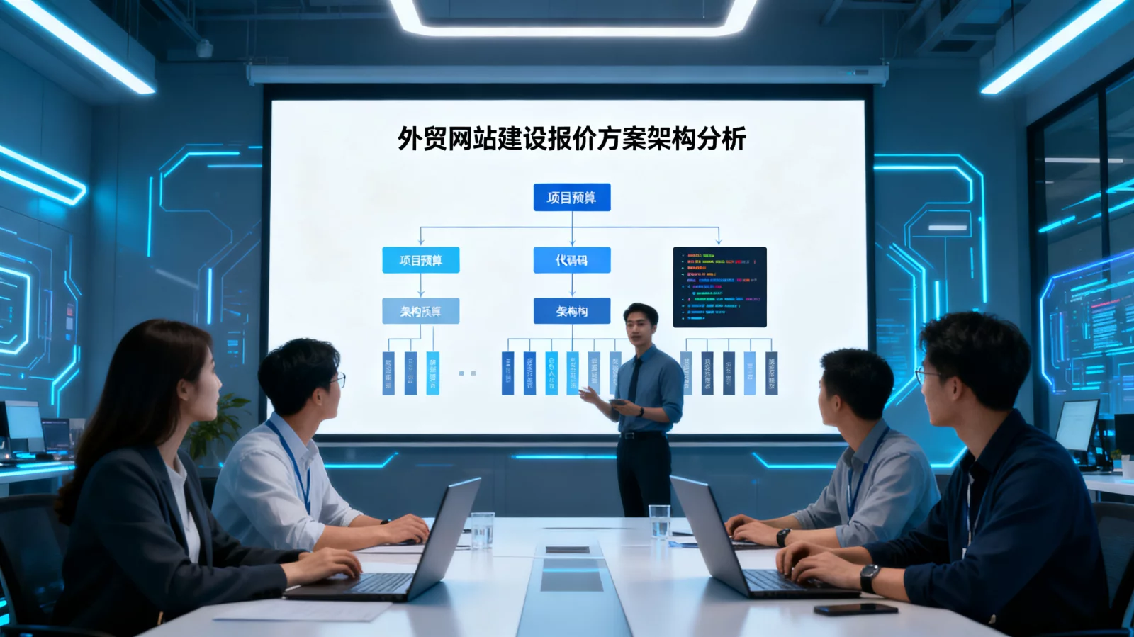 评估外贸网站建设报价方案：成本构成与功能选型指南